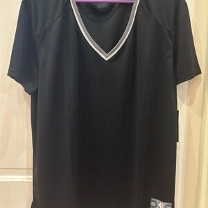 Fanatics Black and Gray V-Neck Men's Jersey